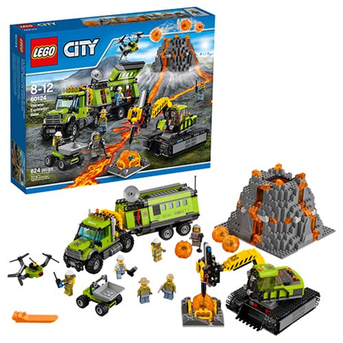 LEGO City In Out 60124 Volcano Exploration Base